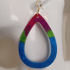 Colorful Teardrop Earrings